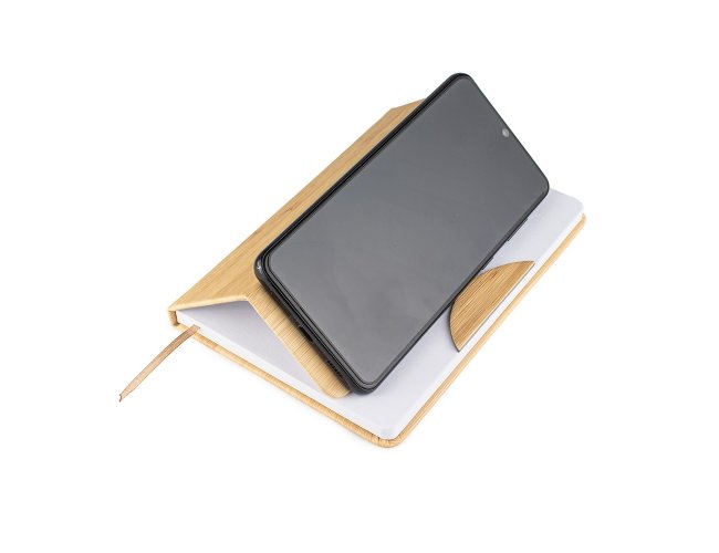 Caderneta com Suporte Celular Personalizado