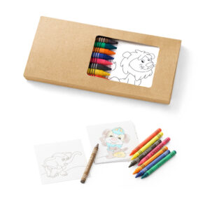 Kit para pintura em papel kraft personalizado