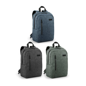 Mochila para notebook com placa personalizada