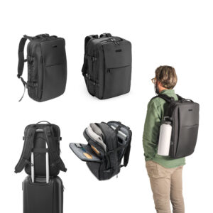 Mochila de viagem para notebook em rPET 600D 29 litros personalizada