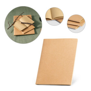 Caderno A4 de capa flexível em cartão personalizado