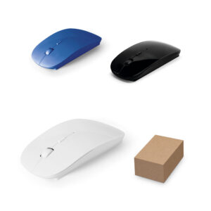 Mouse wireless 2,4G em ABS reciclado