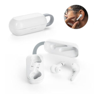 Fone de ouvido wireless em ABS personalizado