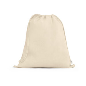 Sacola mochila em algodão reciclado personalizada