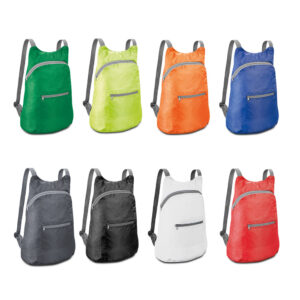 Mochila dobrável em 210D ripstop 8 litros personalizada