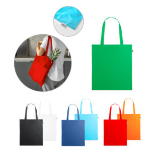 Sacola em poliéster reciclado personalizada