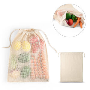 Sacola em algodão com cordão personalizada