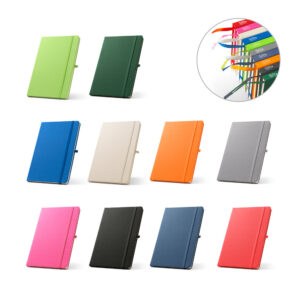 Caderno A5 de capa dura rPET personalizado