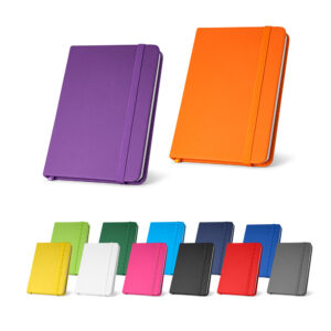 Caderno de bolso em couro sintético personalizado