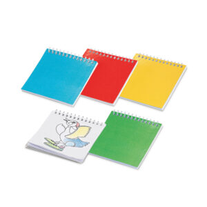 Caderno para colorir com 25 desenhos personalizado