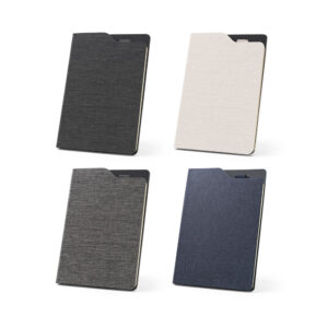 Caderno A5 em PET reciclado personalizado