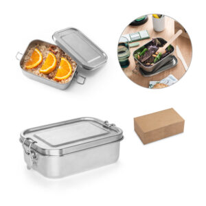 Marmita hermética em inox reciclado 750ml personalizada