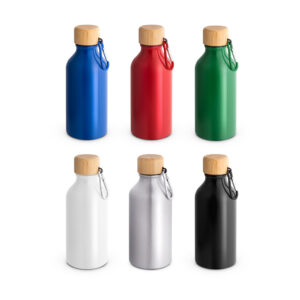 Squeeze em alumínio reciclado 400ml personalizado