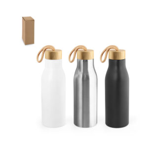 Squeeze em aço inox 90% reciclado 570 ml personalizado