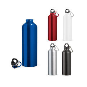 Squeeze em alumínio 800ml com mosquetão personalizado