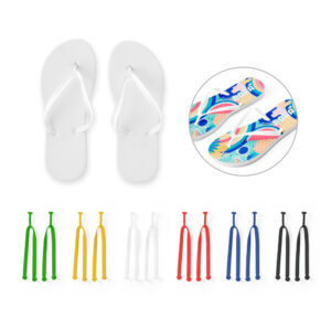 Chinelos com sola sublimável em EVA e PVC personalizado
