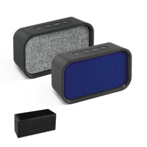 Caixa de som portátil com microfone em ABS personalizada