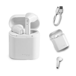 Fone de ouvido wireless em ABS personalizado