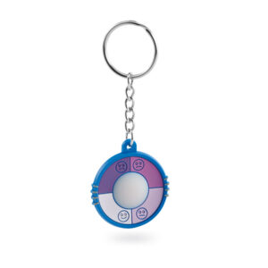 Chaveiro em PVC com indicador UV personalizado