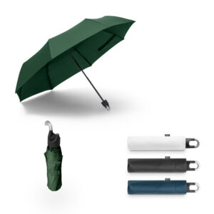 Guarda-chuva dobrável em poliéster reciclado 21 polegadas personalizado