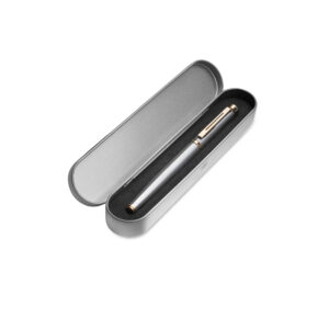Estojo metálico para caneta personalizado