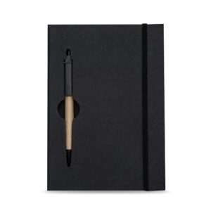 Caderneta A5 ecológica com caneta personalizada