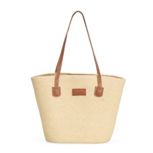 Bolsa em fio de papel torcido com zíper personalizada
