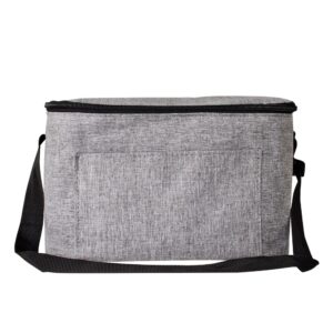 Bolsa térmica em nylon 10 litros com bolso frontal personalizada