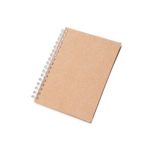 Caderneta A6 ecológica 10x15cm com wire-o personalizada