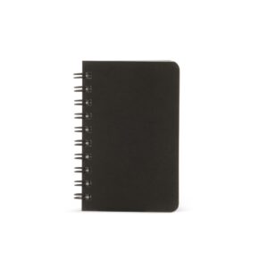Caderneta A6 em kraft com wire-o personalizada