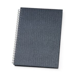 Caderno 21x16cm de negócios em percalux personalizado