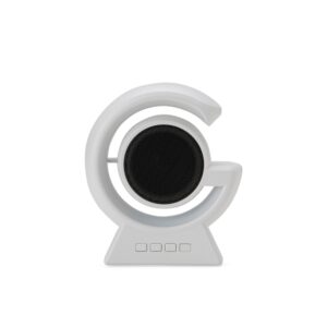 Caixa de som com luminária LED ajustável personalizada
