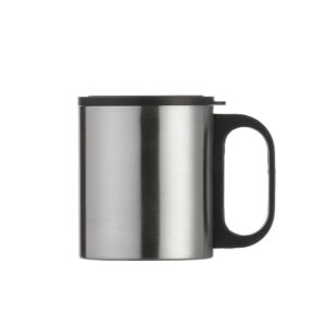 Caneca em inox 180ml com tampa personalizada