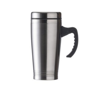 Caneca em inox 450ml com tampa personalizada