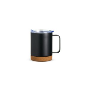 Caneca térmica em inox com cortiça 400ml personalizada