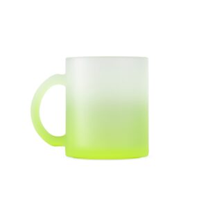 Caneca em vidro degradê 350ml personalizada