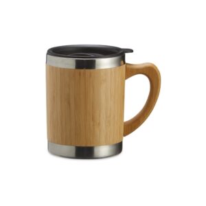 Caneca de bambu 300ml personalizada