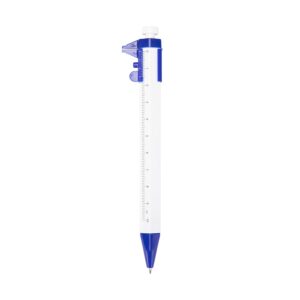 Caneta plástica com paquímetro personalizada