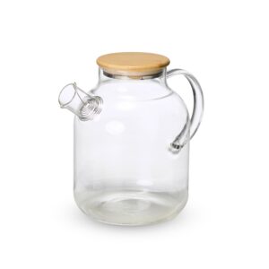 Chaleira em vidro borosilicato 1,8 litro