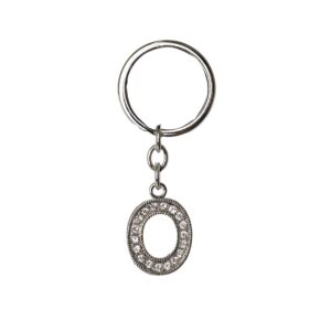 Chaveiro em metal letra O personalizado