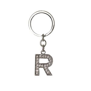 Chaveiro em metal letra R personalizado