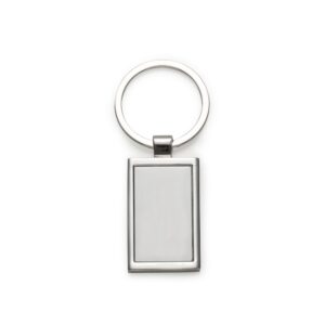 Chaveiro em metal retangular personalizado