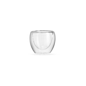 Copo de vidro borosilicato parede dupla 80ml personalizado
