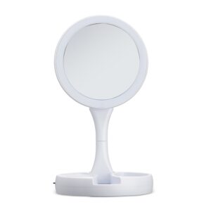 Espelho dobrável com LED personalizado