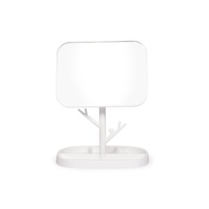 Espelho de mesa retangular em plástico personalizado