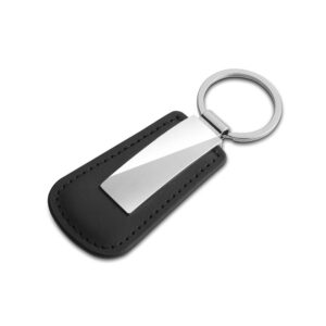 Chaveiro em metal brilhoso com PU personalizado