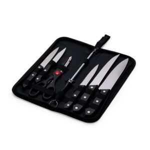 Kit churrasco 7 peças em inox personalizado