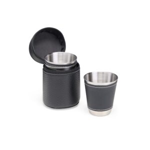Kit copo em inox 50ml 4 peças personalizado