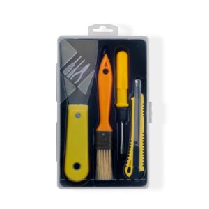 Kit ferramentas 4 peças em estojo plástico personalizado