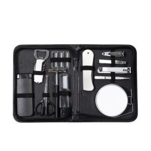 Kit masculino 12 peças em couro sintético personalizado